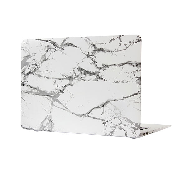 Marble 2 Without Apple Cut Out Logo - Macbook Case - Macbook Air Pro 13" inch  + Free Keyboard Cover